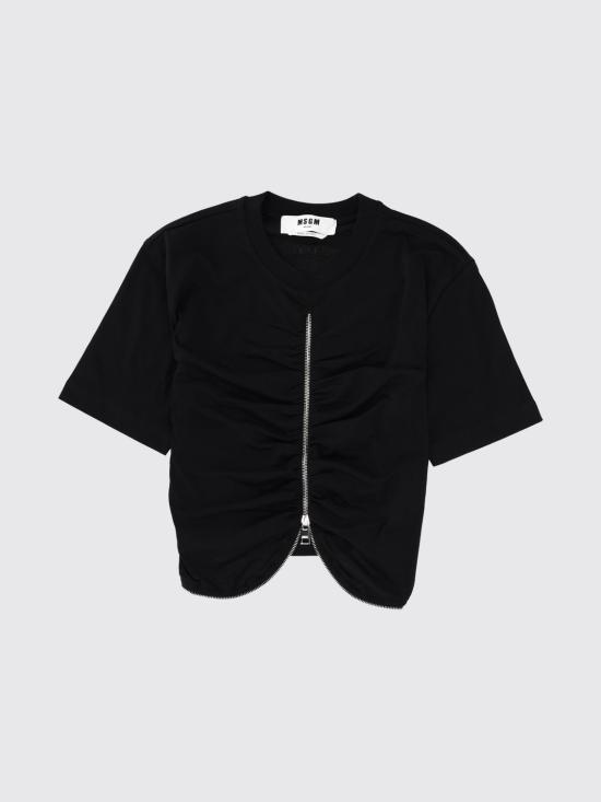 25FW 엠에스지엠 반팔 티셔츠 3941MDM91257798 99 Black