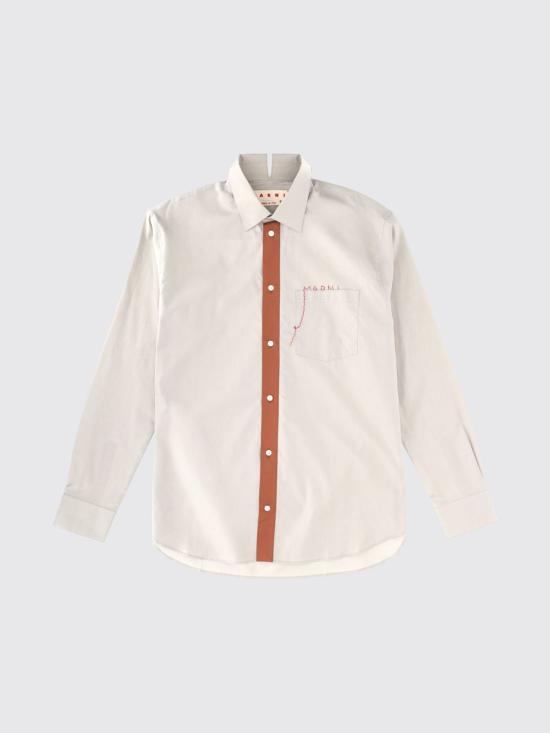 25FW 마르니 셔츠 CUMU0364QSUTC193 00N13 Grey - MARNI