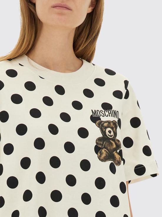 25FW 모스키노 롱 원피스 04435442 2003 Ivory - MOSCHINO