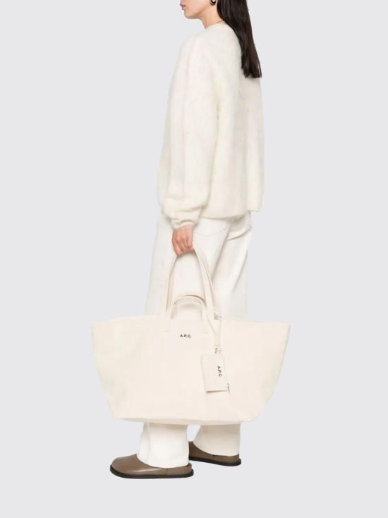 26SS 아페쎄 르 드러머 뚜왈 토트백 COHMPF67046 AAD Ecru - A.P.C.