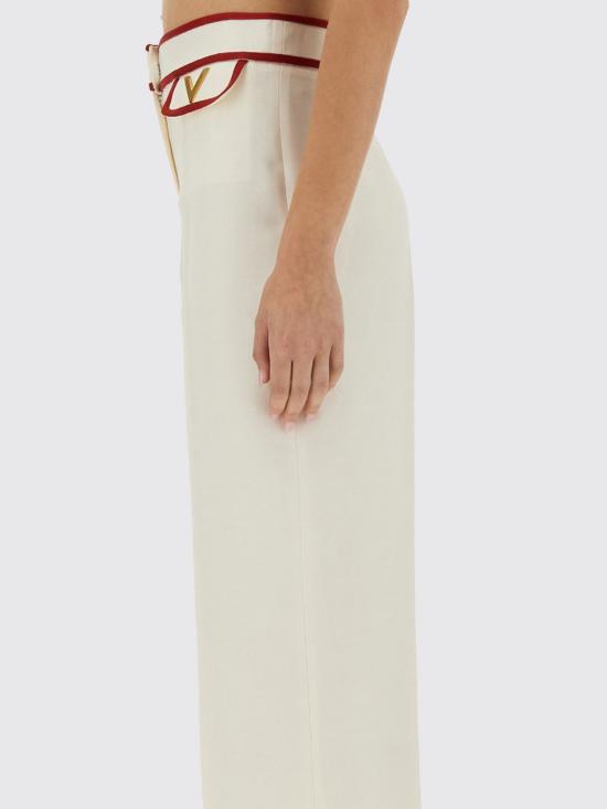 25FW 발렌티노 가라바니 스트레이트 팬츠 7B3RB6541CF AS0 Ivory - VALENTINO GARAVANI