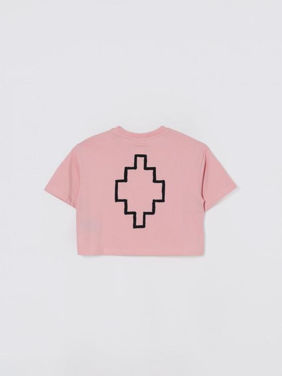 25FW [키즈] 컨트리 오브 밀란 티셔츠 F5CMJGTH096 BW008 Pink - COUNTY OF MILAN