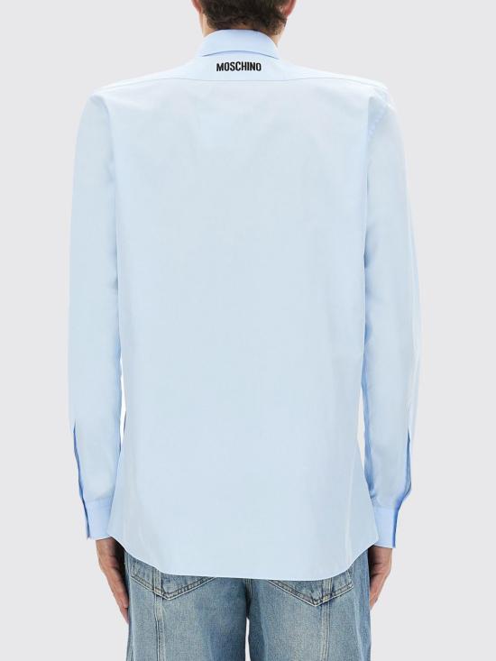 25FW 모스키노 긴팔 셔츠 02235235 1293 Sky Blue - MOSCHINO