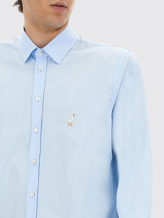 25FW 모스키노 긴팔 셔츠 02235235 1293 Sky Blue - MOSCHINO