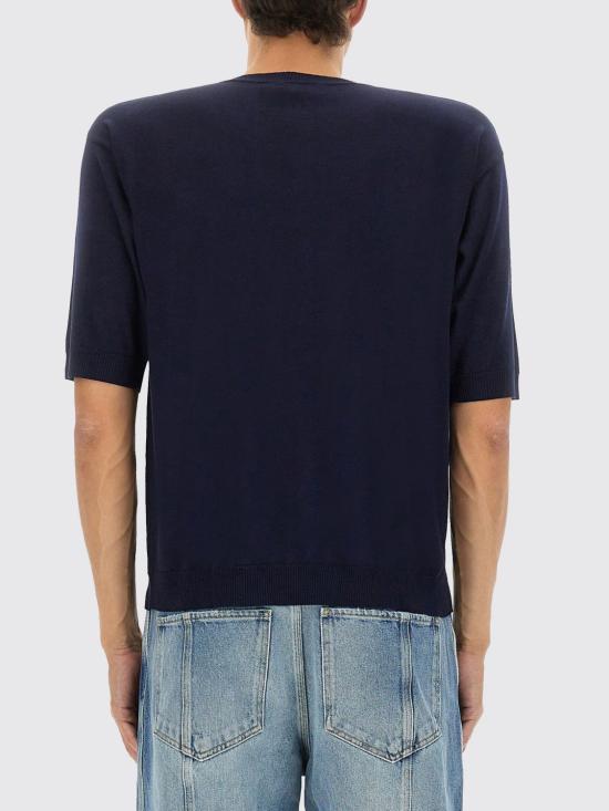 25FW 모스키노 스웨터 09065201 0510 Blue - MOSCHINO