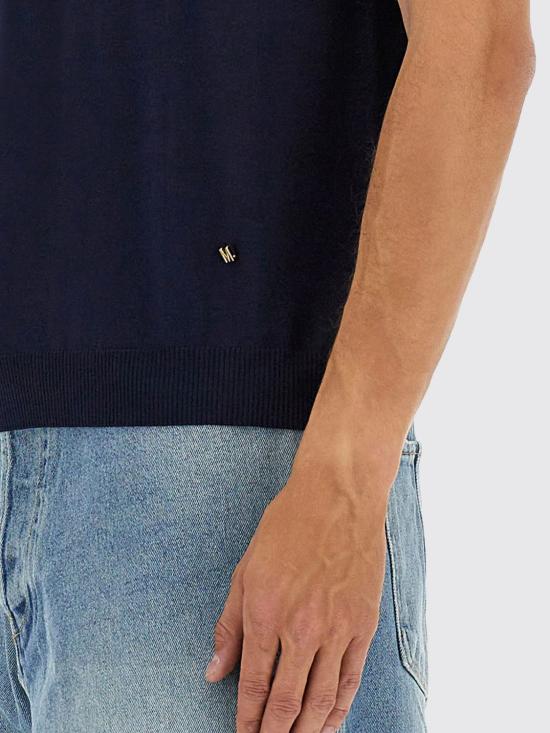 25FW 모스키노 스웨터 09065201 0510 Blue - MOSCHINO