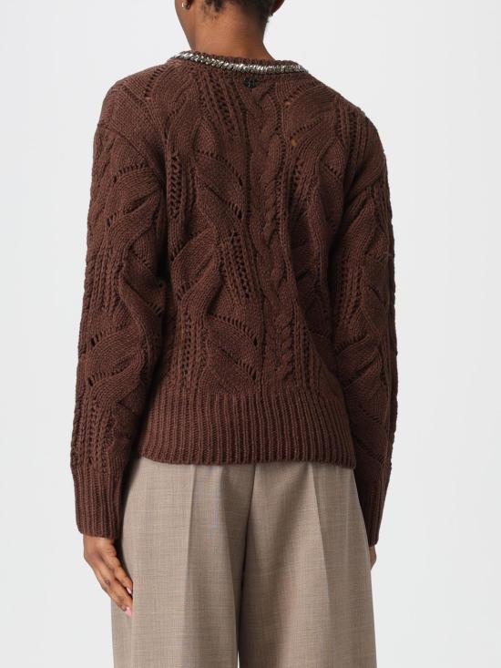 25FW 리우조 스웨터 MF5452MA37R 90915 Brown - LIU JO