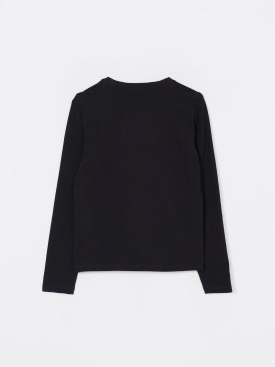 25FW [키즈] 엠포리오 아르마니 티셔츠 7G000138AF10373 UC001 Black - EMPORIO ARMANI