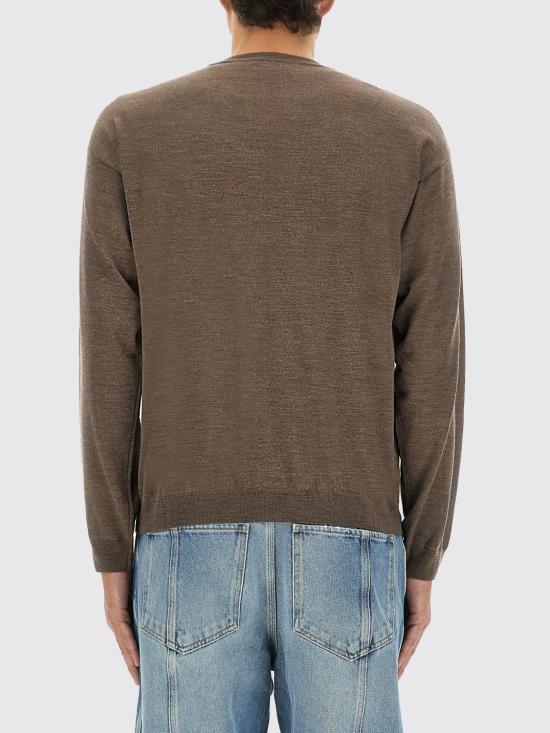 25FW 모스키노 스웨터 09075201 0517 Brown - MOSCHINO