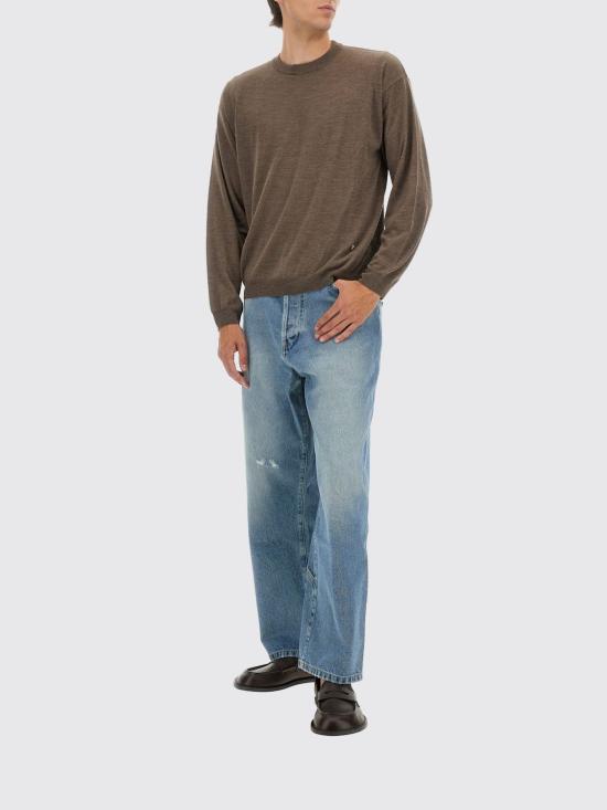 25FW 모스키노 스웨터 09075201 0517 Brown - MOSCHINO