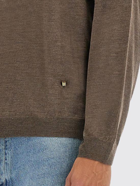 25FW 모스키노 스웨터 09075201 0517 Brown - MOSCHINO