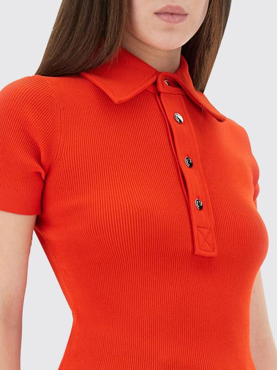 25FW 토리버치 폴로 티셔츠 170327 603 Red - TORY BURCH