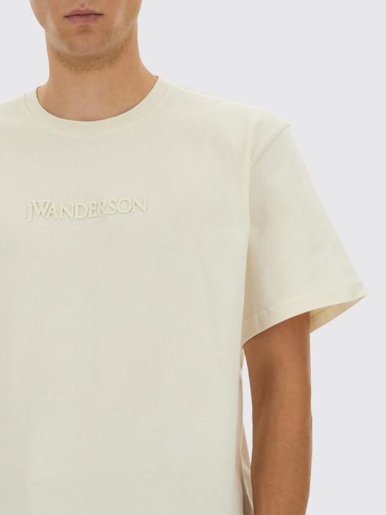 25FW JW앤더슨 반팔 티셔츠 JT0258PG1510 002 White - JW ANDERSON