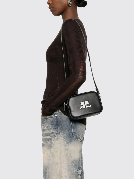 26SS 쿠레쥬 토트백 PERGSA061CR0065 9999 Black - COURREGES