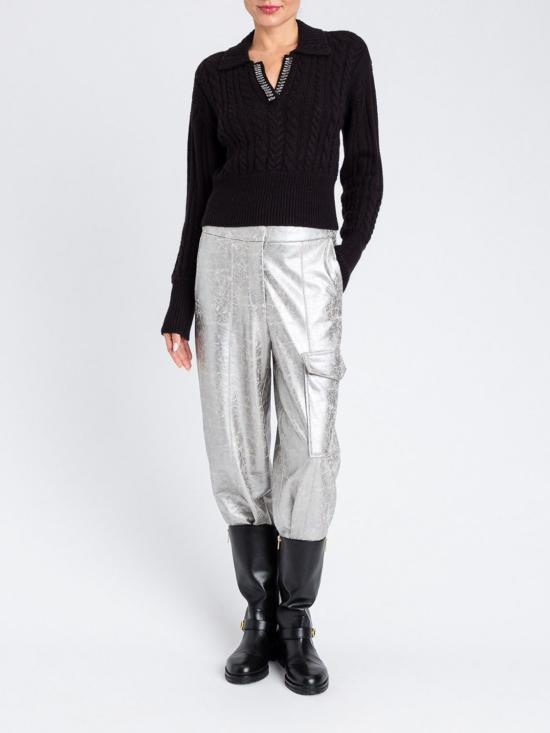 25FW 액티튜드 트윈세트 가디건 252AP3101 00006 Black - ACTITUDE TWINSET