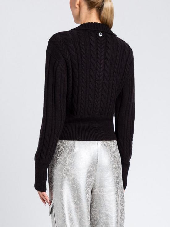 25FW 액티튜드 트윈세트 가디건 252AP3101 00006 Black - ACTITUDE TWINSET