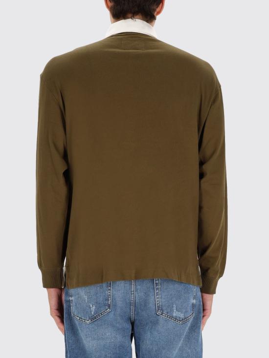 25FW 휴고보스 오버핏 럭비 스타일 긴팔 폴로셔츠 50542958 355 Green - HUGO BOSS