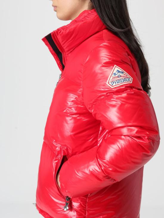 25FW 피레넥스 골딘 숏 샤이니 다운 자켓 HWY038 6050 Red - PYRENEX