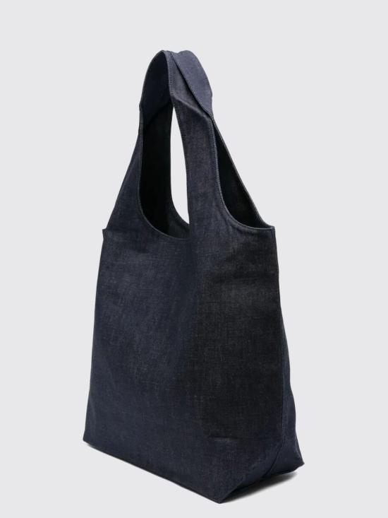 26SS 아페쎄 나논 로고 토트백 COHIZM61565 IAI Indigo - A.P.C.