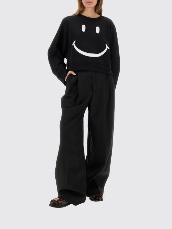 25FW 모스키노 팬츠 03115417 0555 Black - MOSCHINO