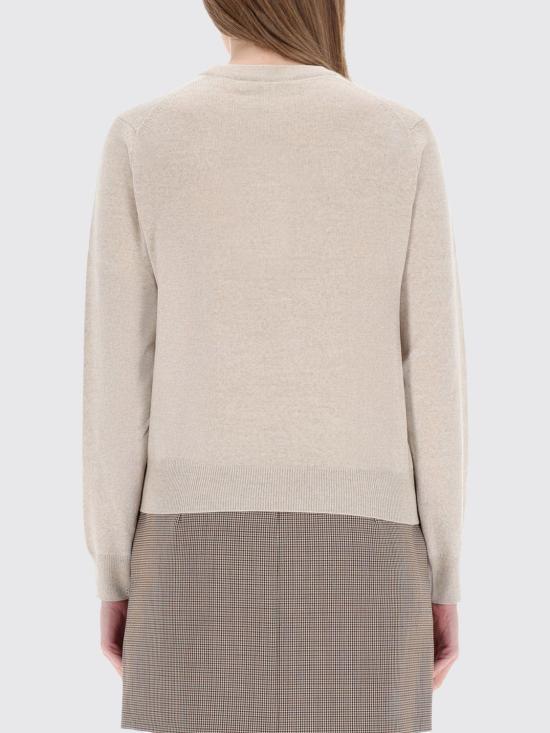 25FW 메종키츠네 베이비 폭스 메리노 레귤러 점퍼 PW00801KT1181 H218 Beige - MAISON KITSUNE