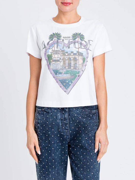 25FW 액티튜드 트윈세트 반팔 티셔츠 252AP2012 00840 White