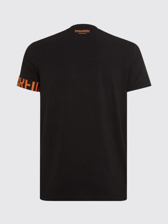 25FW 디스퀘어드2 반팔 티셔츠 D9M3S5980 027 Black - DSQUARED2