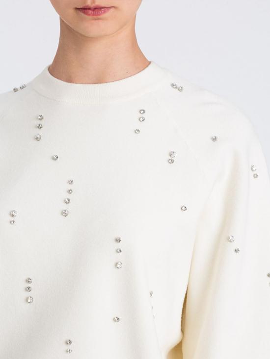 25FW 액티튜드 트윈세트 스웨터 252AT3050 00282 White - ACTITUDE TWINSET