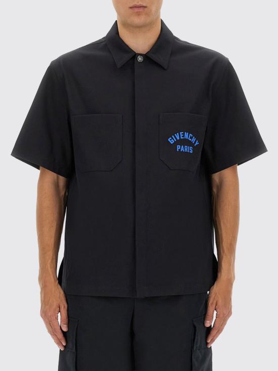 25FW 지방시 반팔 셔츠 BM615H164P 401 Blue