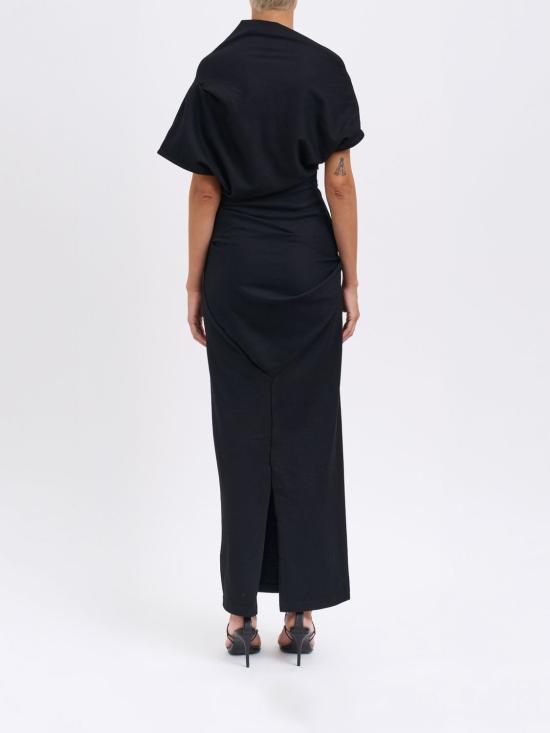 25FW 엔타이어 스튜디오 롱 원피스 ESWW256028 BL Black - ENTIRE STUDIOS