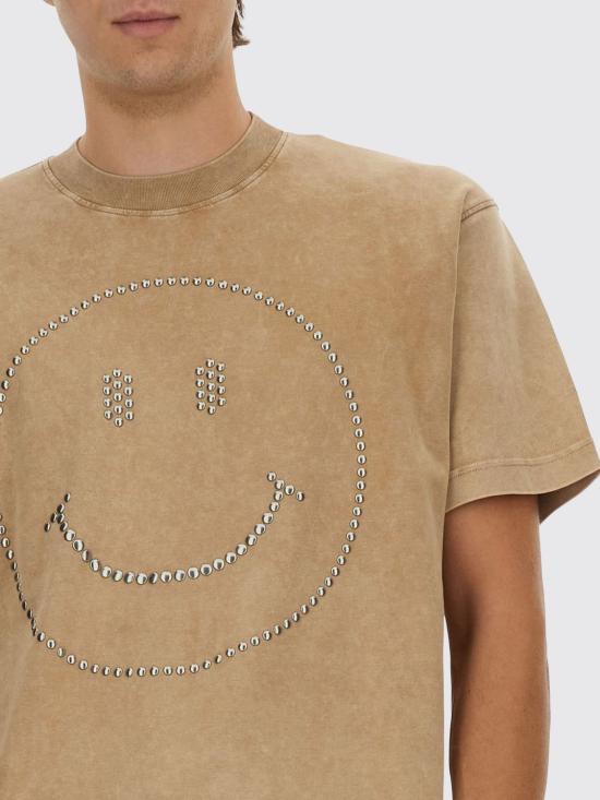 25FW 모스키노 반팔 티셔츠 07035244 1084 Brown - MOSCHINO