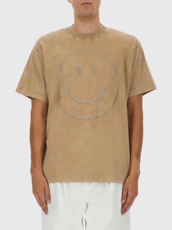 25FW 모스키노 반팔 티셔츠 07035244 1084 Brown