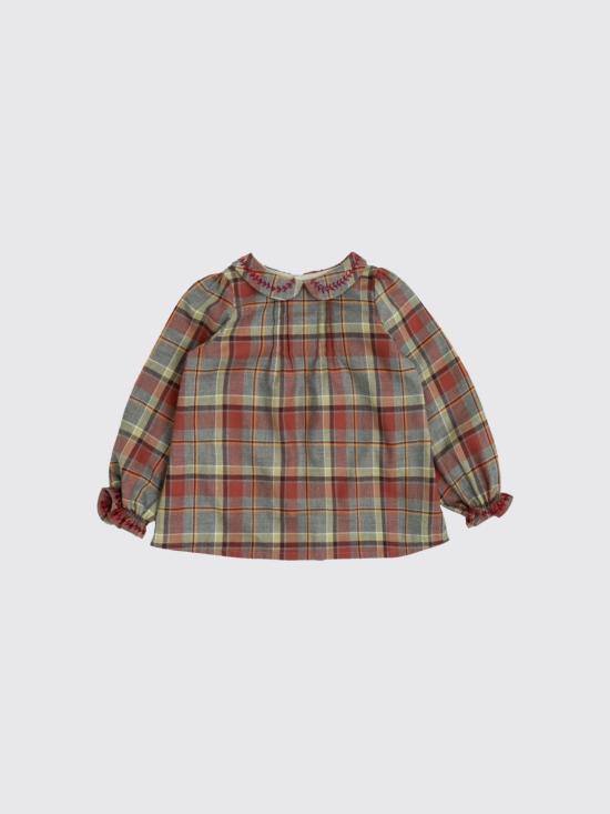 25FW [키즈] 봉쁘앙 셔츠 W05XBLW00011 352A Burgundy