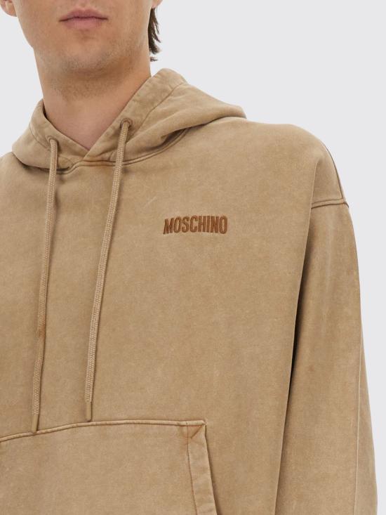 25FW 모스키노 긴팔 티셔츠 17015228 1084 Brown - MOSCHINO