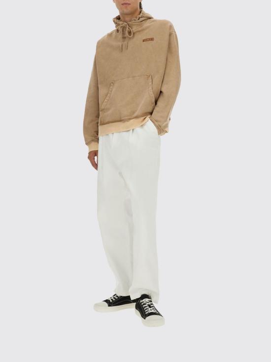 25FW 모스키노 긴팔 티셔츠 17015228 1084 Brown - MOSCHINO