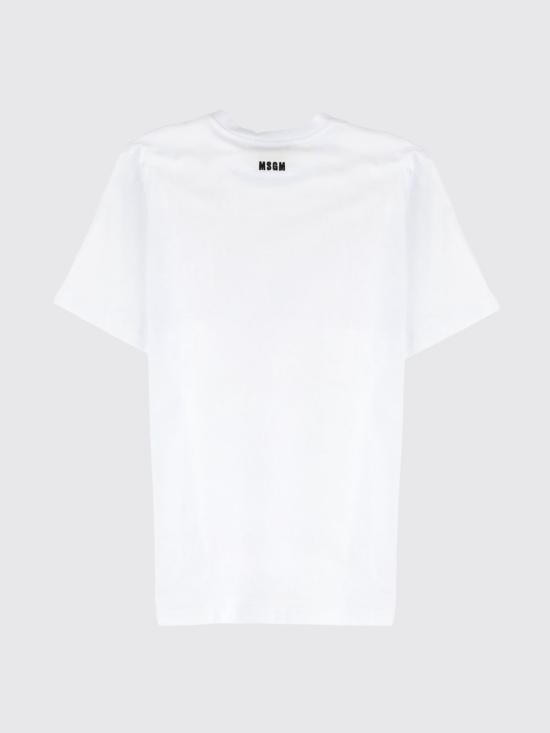 25FW 엠에스지엠 반팔 티셔츠 3940MM120257798 01 White - MSGM