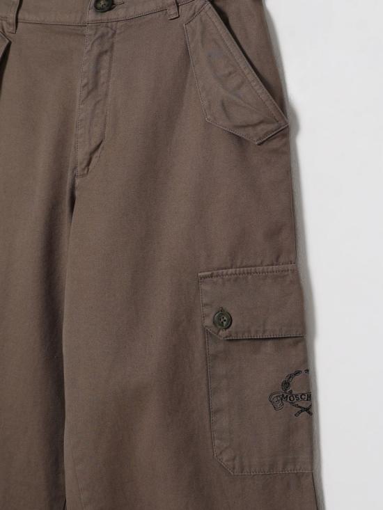 25FW [키즈] 모스키노 팬츠 HUP08QLOC08 30239 Mud - MOSCHINO