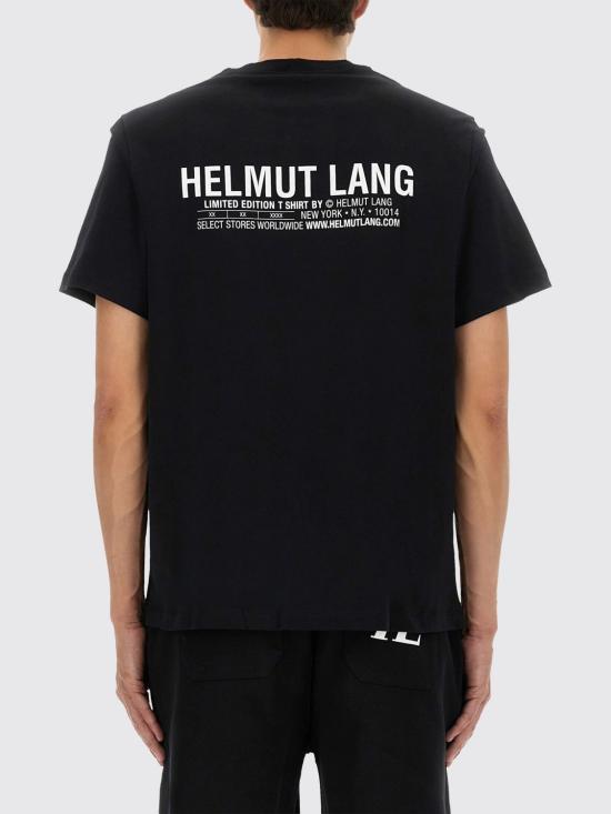 25FW 헬무트랭 반팔 티셔츠 P04HM507 001 Black - HELMUT LANG