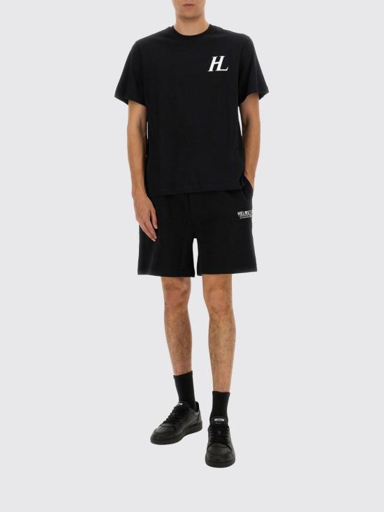 25FW 헬무트랭 반팔 티셔츠 P04HM507 001 Black - HELMUT LANG