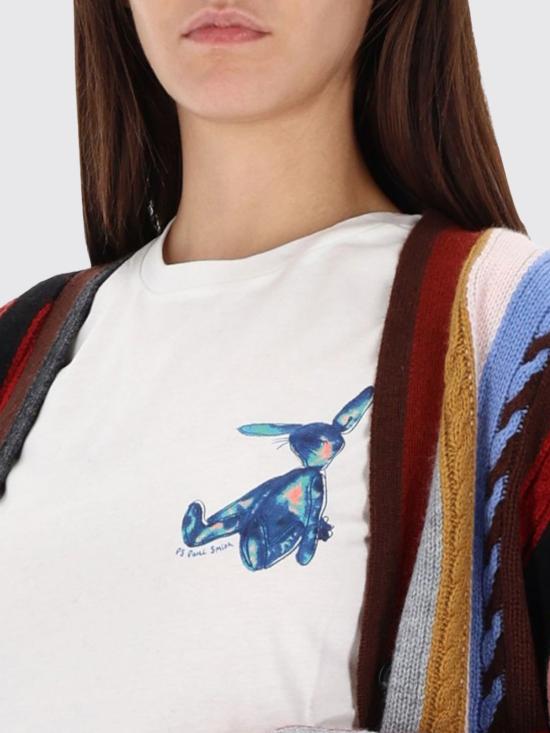 25FW 폴 스미스 반팔 티셔츠 W2RG799TP5427 01 White - PAUL SMITH