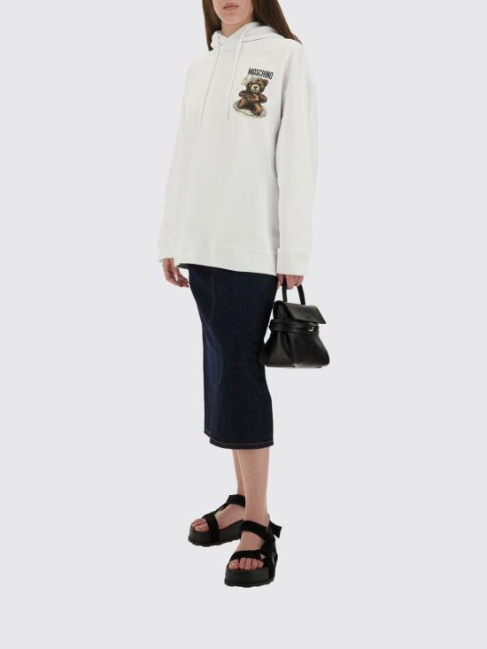 25FW 모스키노 스웨터 17075528 1001 White - MOSCHINO