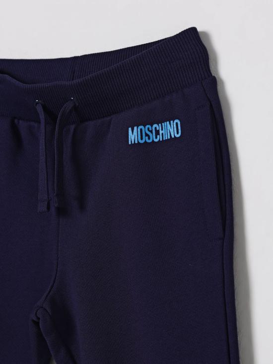 25FW [키즈] 모스키노 팬츠 HUP08SLCA23 40016 Blue - MOSCHINO