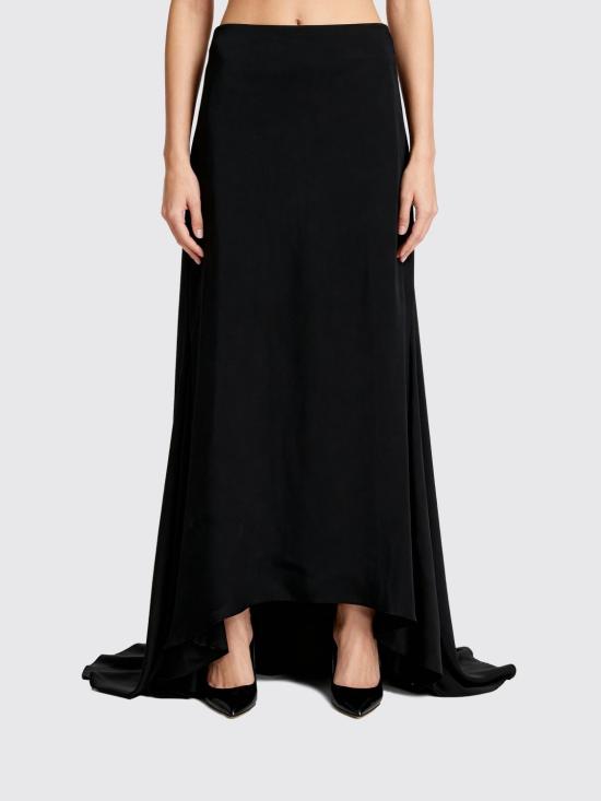 25FW 아르마리움 롱 스커트 ARMTMSK13SE07002 Black