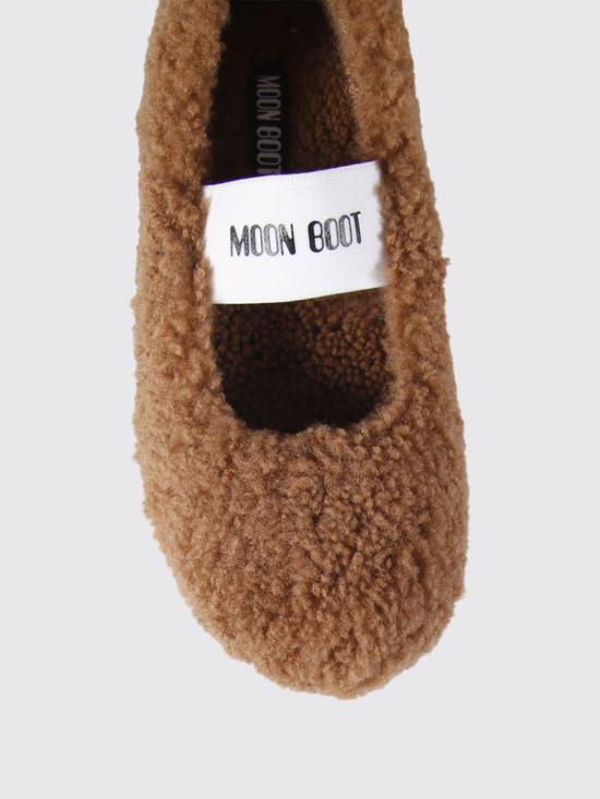 26SS 문부츠 시어링 퍼 발레리나 플랫슈즈 80D2400010 M008 Brown - MOON BOOT