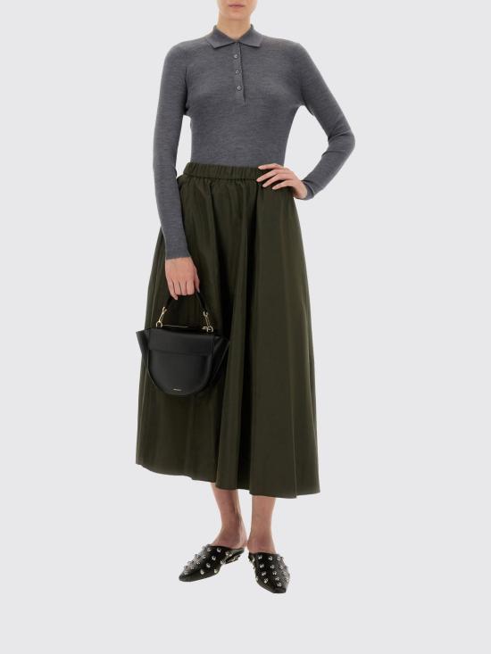 25FW 아스페시 롱 스커트 5N23P00 81237 Green - ASPESI