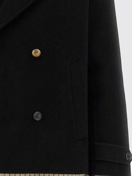 25FW 모스키노 코트 06505211 0555 Black - MOSCHINO