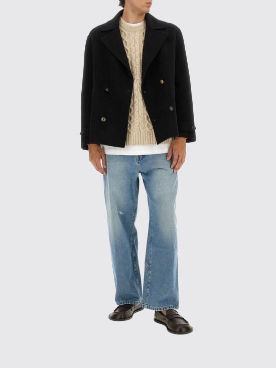 25FW 모스키노 코트 06505211 0555 Black - MOSCHINO