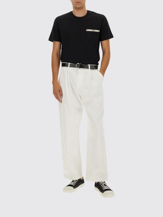 25FW 모스키노 반팔 티셔츠 07255241 0555 Black - MOSCHINO