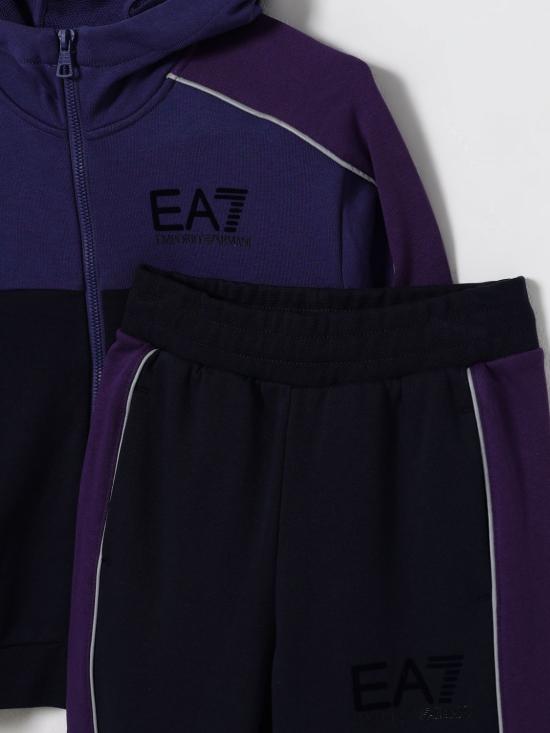 25FW [키즈] 엠포리오 아르마니 트레이닝 웨어 7B000222AF16591 UB102 Blue - EMPORIO ARMANI