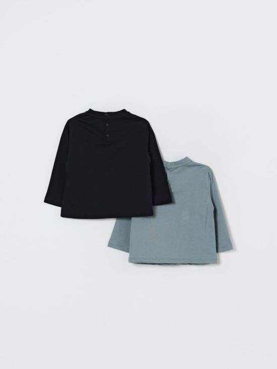 25FW [키즈] 엠포리오 아르마니 티셔츠 EB000767AF16162 MB319 Blue - EMPORIO ARMANI